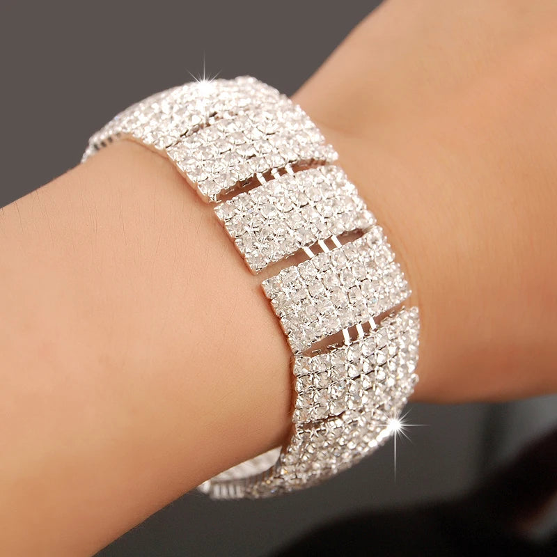Gold-plated Luxury Zircon Bracelet | Elegant Statement Jewelry for Women