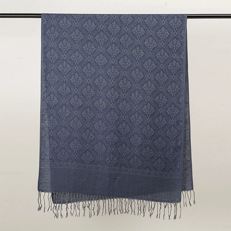 Luxury Thick Cashmere Scarf for Women 2024 – Elegant Printed Wraps & Pashmina Ponchos. Cozy Travel Blanket Shawl, Perfect for Winter Warmth. Stylish and Soft Female Stoles.