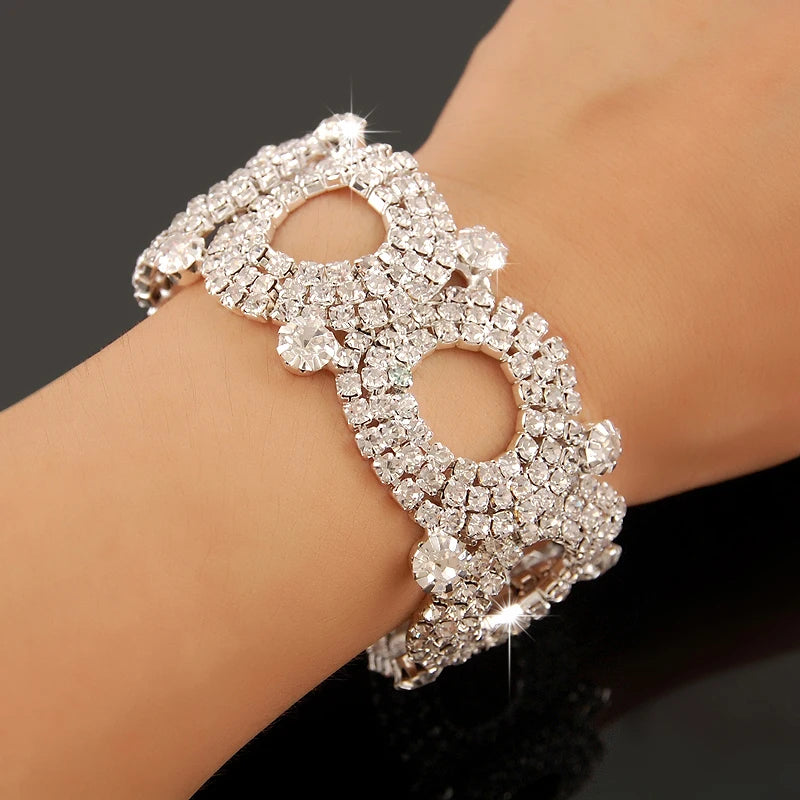 Gold-plated Luxury Zircon Bracelet | Elegant Statement Jewelry for Women