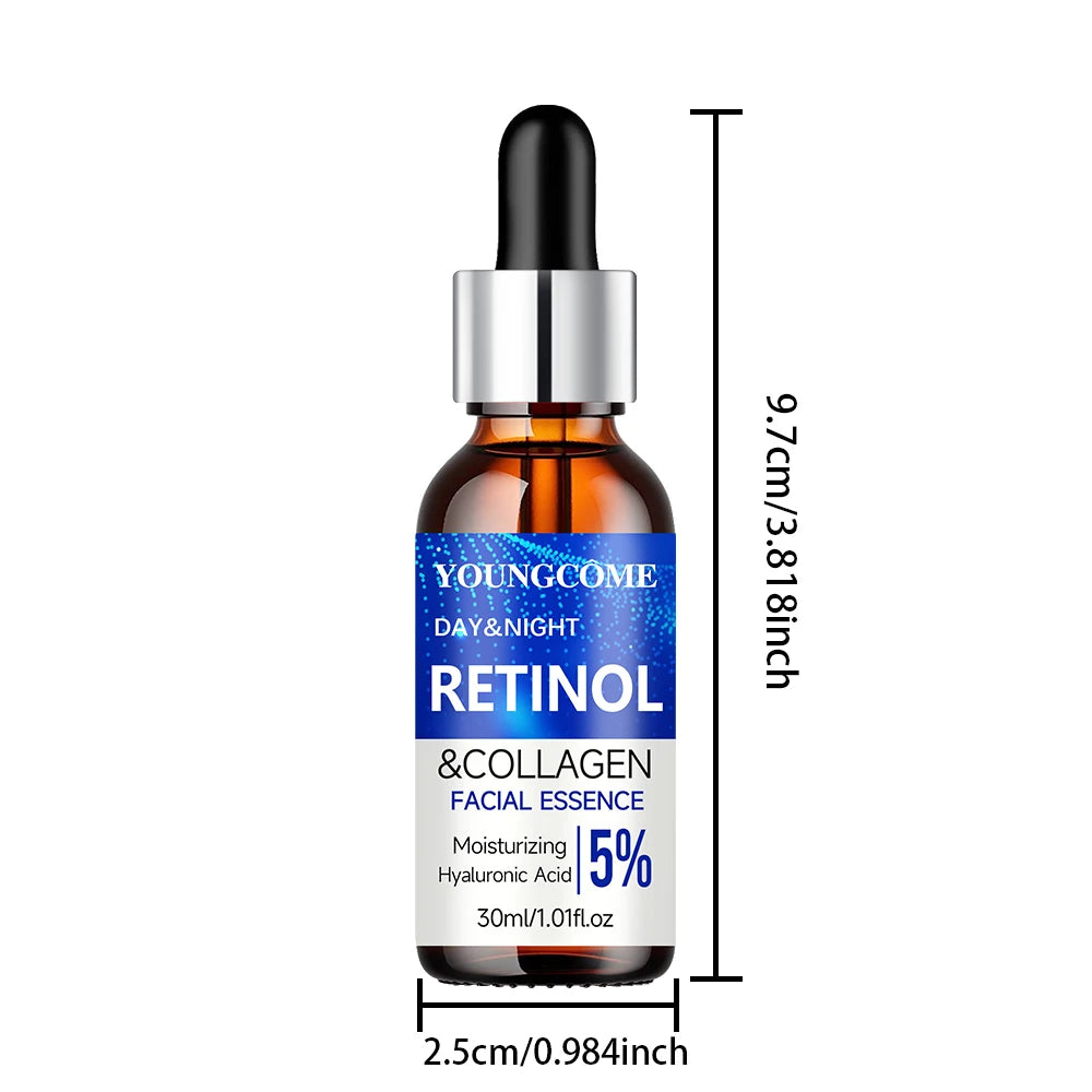 Enriched with collagen, retinol, hyaluronic acid and other powerful active ingredients, this essence helps your skin retain essential moisture and nutrients. With regular use, it promotes a smoother, firmer and more radiant c