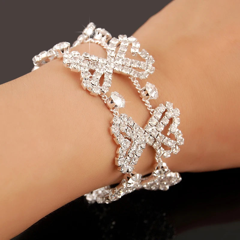 Gold-plated Luxury Zircon Bracelet | Elegant Statement Jewelry for Women