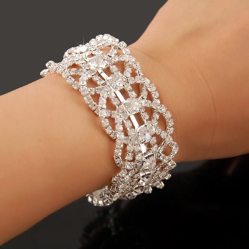 Gold-plated Luxury Zircon Bracelet | Elegant Statement Jewelry for Women