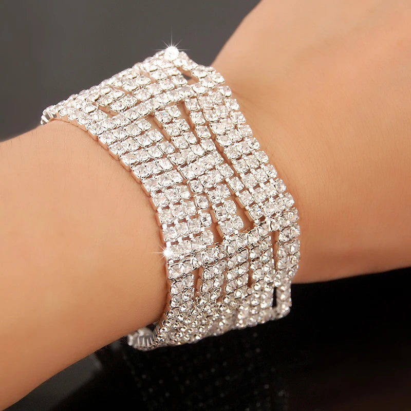 Gold-plated Luxury Zircon Bracelet | Elegant Statement Jewelry for Women