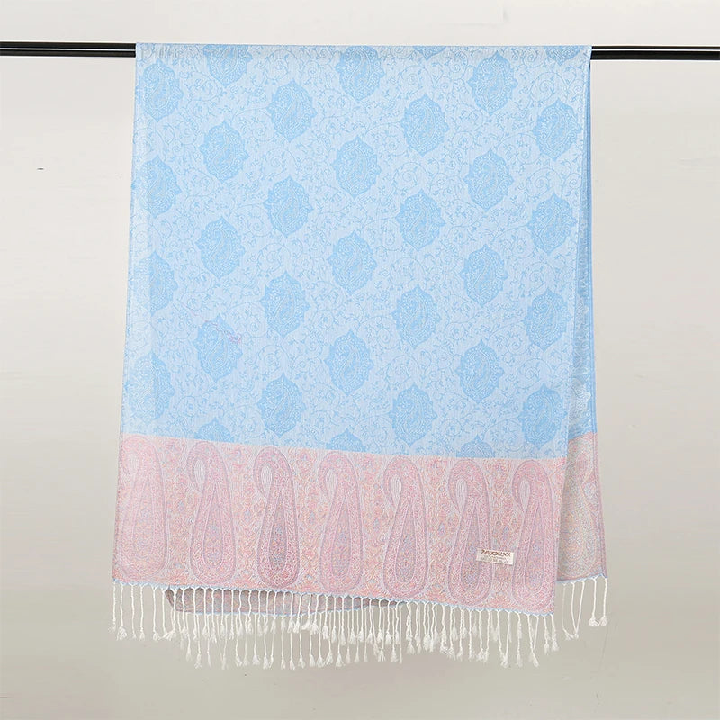 Luxury Thick Cashmere Scarf for Women 2024 – Elegant Printed Wraps & Pashmina Ponchos. Cozy Travel Blanket Shawl, Perfect for Winter Warmth. Stylish and Soft Female Stoles.
