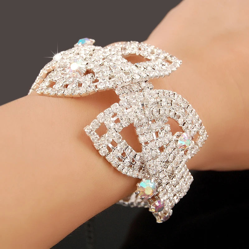 Gold-plated Luxury Zircon Bracelet | Elegant Statement Jewelry for Women